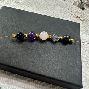 Custom order Beaded bar Bracelet